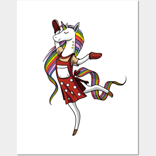 Unicorn Wife Housewife Posters and Art